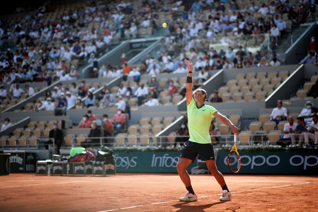 Rafael Nadal na starším snímku z French Open.