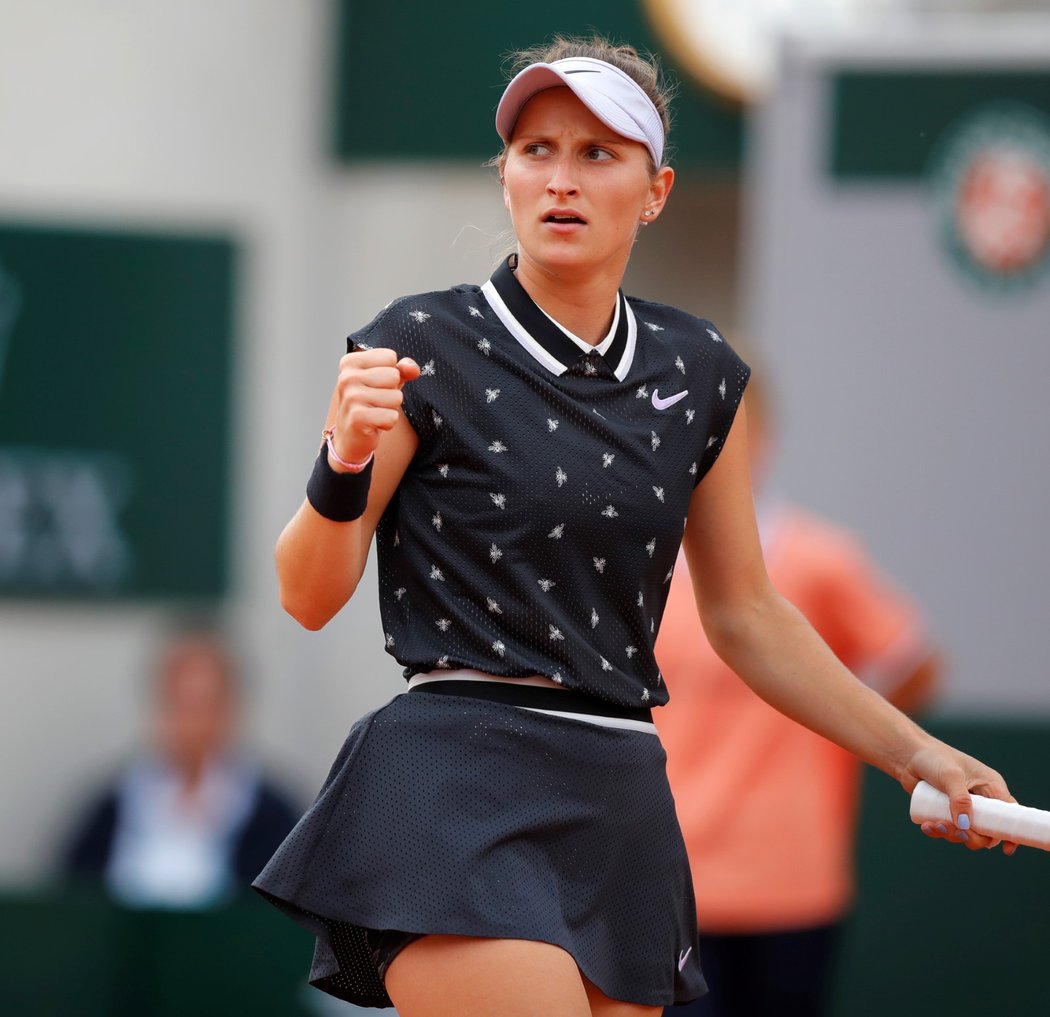 Markéta Vondroušová si zahraje semifinále French Open. Ve čtvrtfinále postoupila přes Chorvatku Petru Martičovou