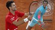 Finále na antukovém French Open si v Paříži zahrají dvě největší hvězdy - Novak Djokovič a Rafael Nadal