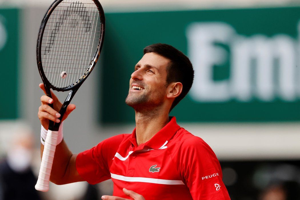 Tenista Novak Djokovič pokračuje ve skvělé jízdě, na French Open dokonal své 70. vítězství