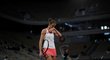 Česká tenistka Karolína Plíšková během French Open, kde vypadla ve druhém kole