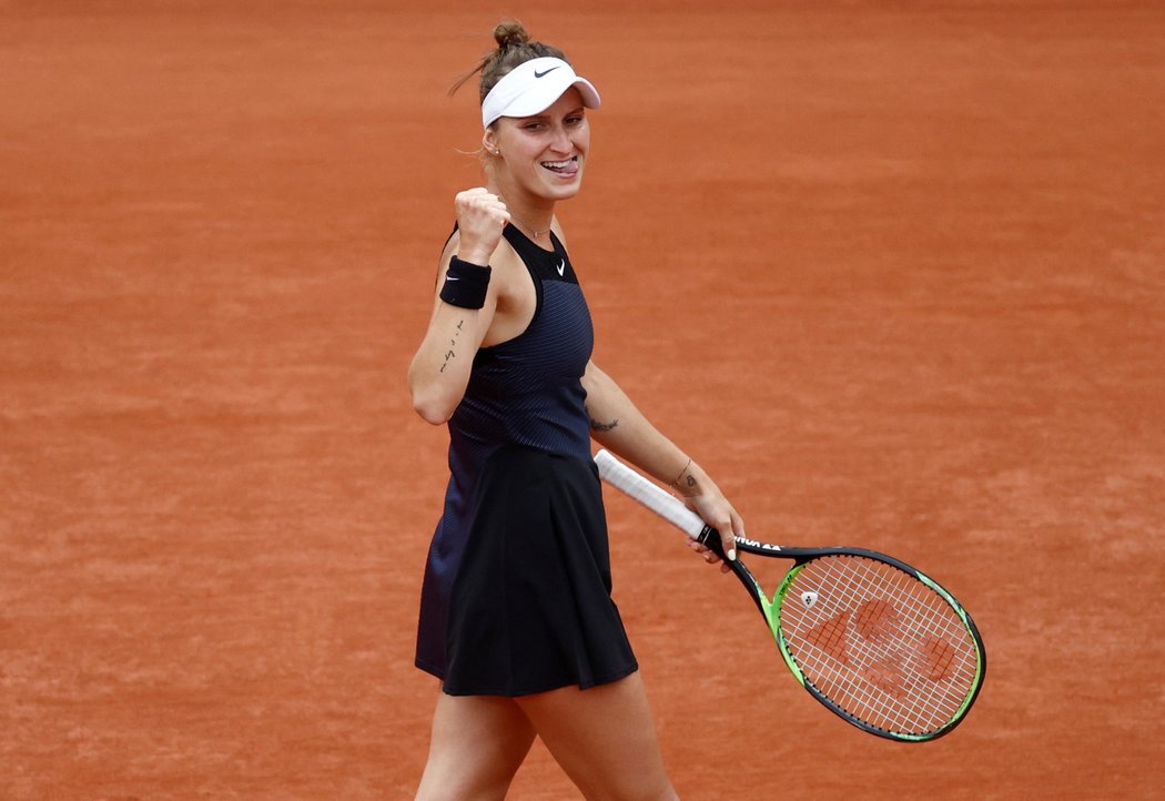 Markéta Vondroušová na French Open