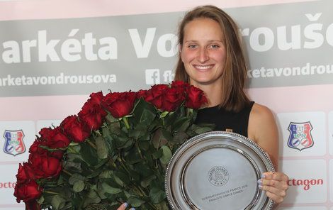 Markéta Vondroušová po finále French Open