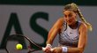 Petra Kvitová během prvního kola French Open