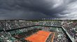 Centrální tenisový dvorec Philippe Chatriera na Roland Garros