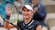 Šťastná Markéta Vondroušová oslavuje postup do finále French Open