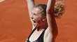 Obrovská radost Kateřiny Siniakové po vyřazení Naomi Ósakaové na French Open