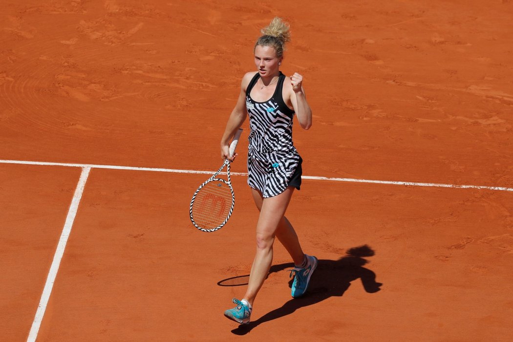 Česká tenistka Kateřina Siniaková porazila ve 3. kole French Open světovou jedničku Naomi Ósakaovou