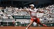 Novak Djokovič během finále French Open