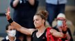 Maria Sakkariová po porážce v semifinále French Open s Barborou Krejčíkovou