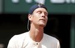 Tomáš Berdych a jeho grimasa na French Open