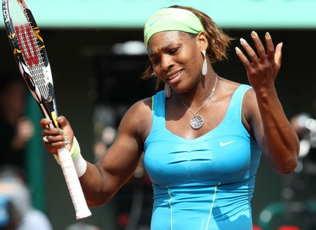 Zklamaná Serena Williamsová Zklamaná Serena Williamsová