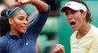 Světová jednička Serena Williamsová bojuje na French Open ve finále dvouhry proti Garbiňe Muguruzaové.