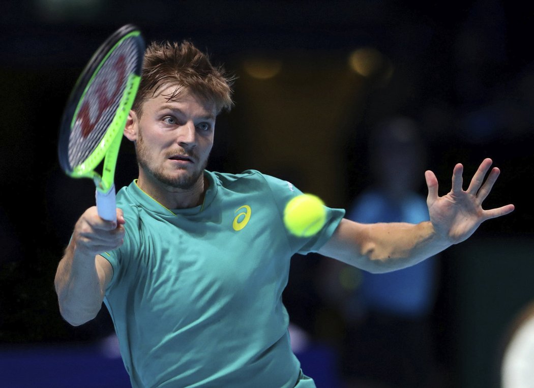 David Goffin na returnu