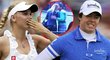 Tenisová jednička Caroline Wozniacká a golfový supertalent Rory McIlroy si dali v Londýně rande