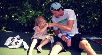 Dojemná fotka tenisového elegána Haase: Dcerka je pro mě vším!
