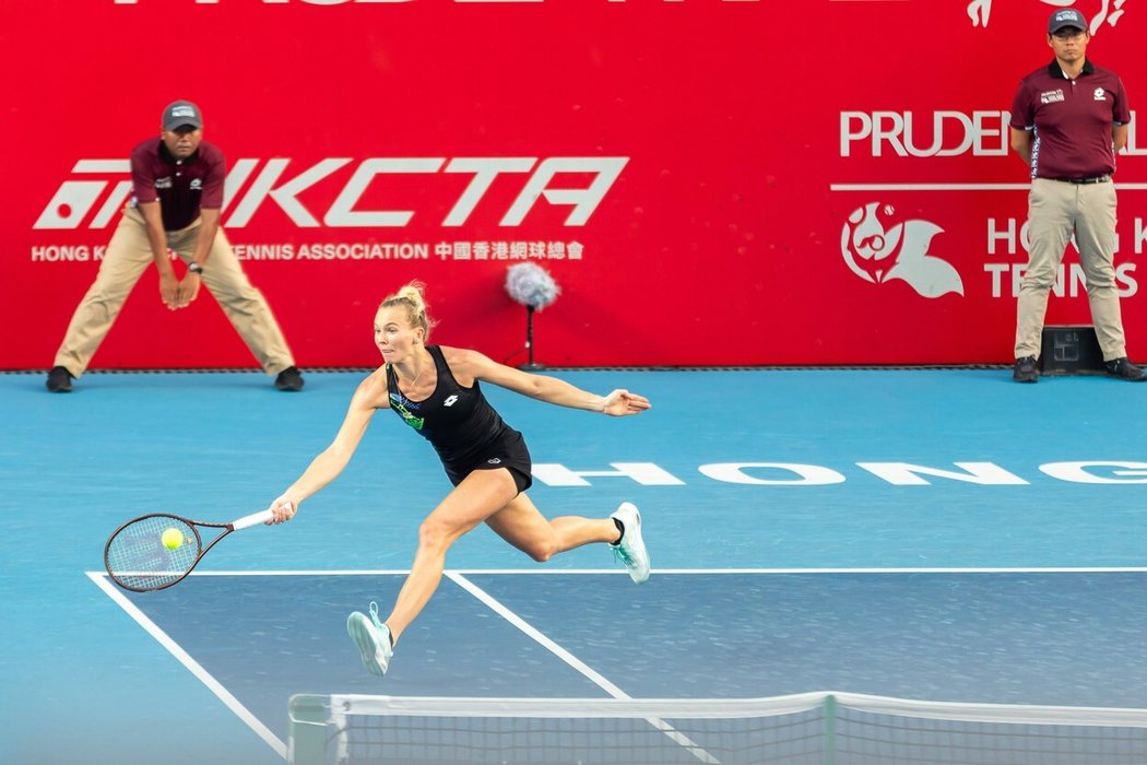 Kateřina Sinaková v semifinále turnaje v Hongkongu