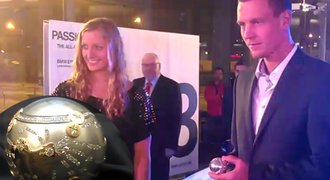 VIDEO: Berdych s Kvitovou ukázali v Ostravě australské diamanty