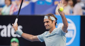 Létající Federer je zpět. Napouštěním vany jsem končit nechtěl, pobavil