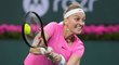 Česká tenistka Petra Kvitová prohrávala ve čtvrtfinále turnaje v Indian Wells