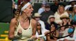 Petra Kvitová v zápase proti Elizabeth Mandlikové v Indian Wells