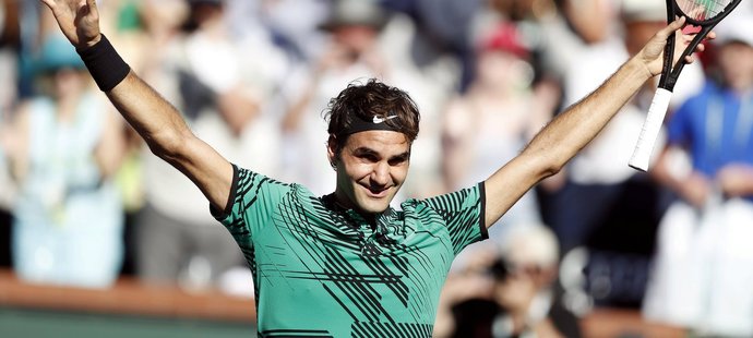 Roger Federer dosáhl v Indian Wells až na vrchol