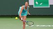 Karolína Plíšková v zápase proti Marii Sakkariové v Indian Wells