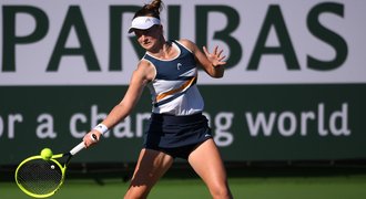 Krejčíková začala v Indian Wells výhrou, Siniaková naopak končí