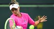 Barbora Krejčíková při zápase na Indian Wells