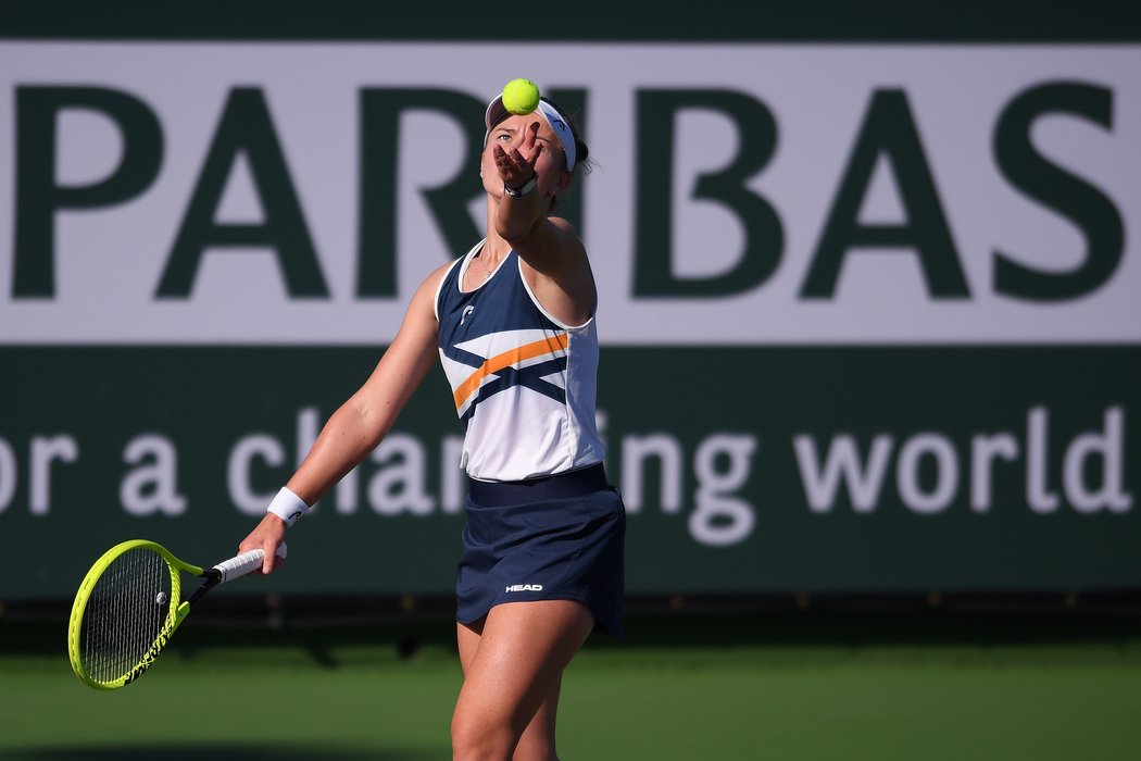 Barbora Krejčíková začala v Indian Wells vítězně