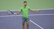 Novak Djokovič po porážce s kvalifikantem Nardim v Indian Wells