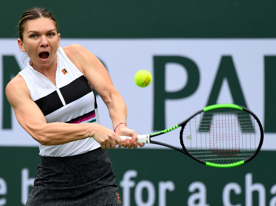 Simona Halepová skončila v Indian Wells na raketě Markéty Vondroušové