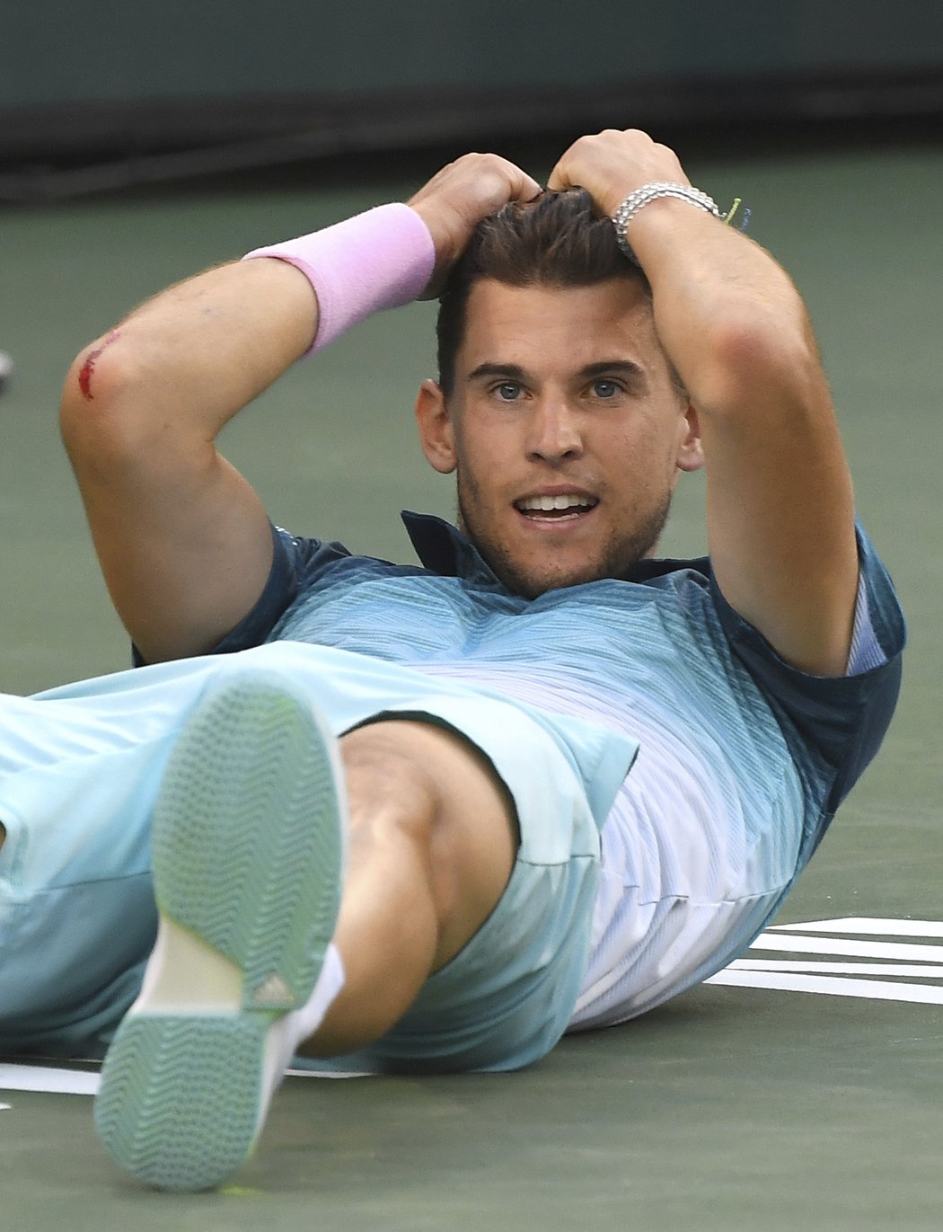 Dominic Thiem nemohl svému triumfu uvěřit