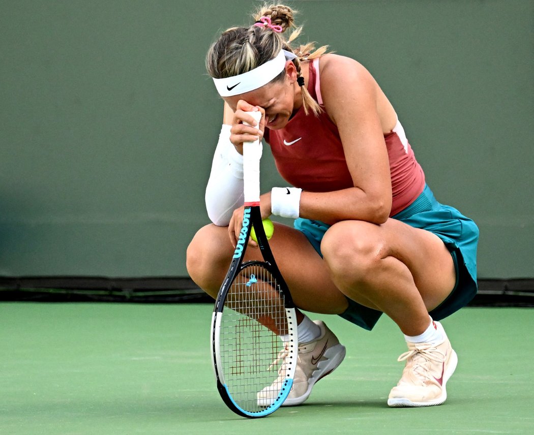Naopak běloruská tenistka Azarenková zuří