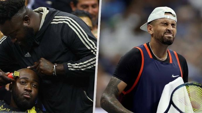 Slavný youtuber JiDion se na US Open postaral o pozdvižení, když si nechal oholit hlavu od kamaráda. Pořadatelé oba šprýmaře vyrazili