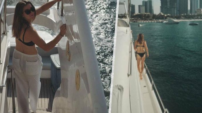 Karolína Muchová tráví dovolenou v Dubaji.