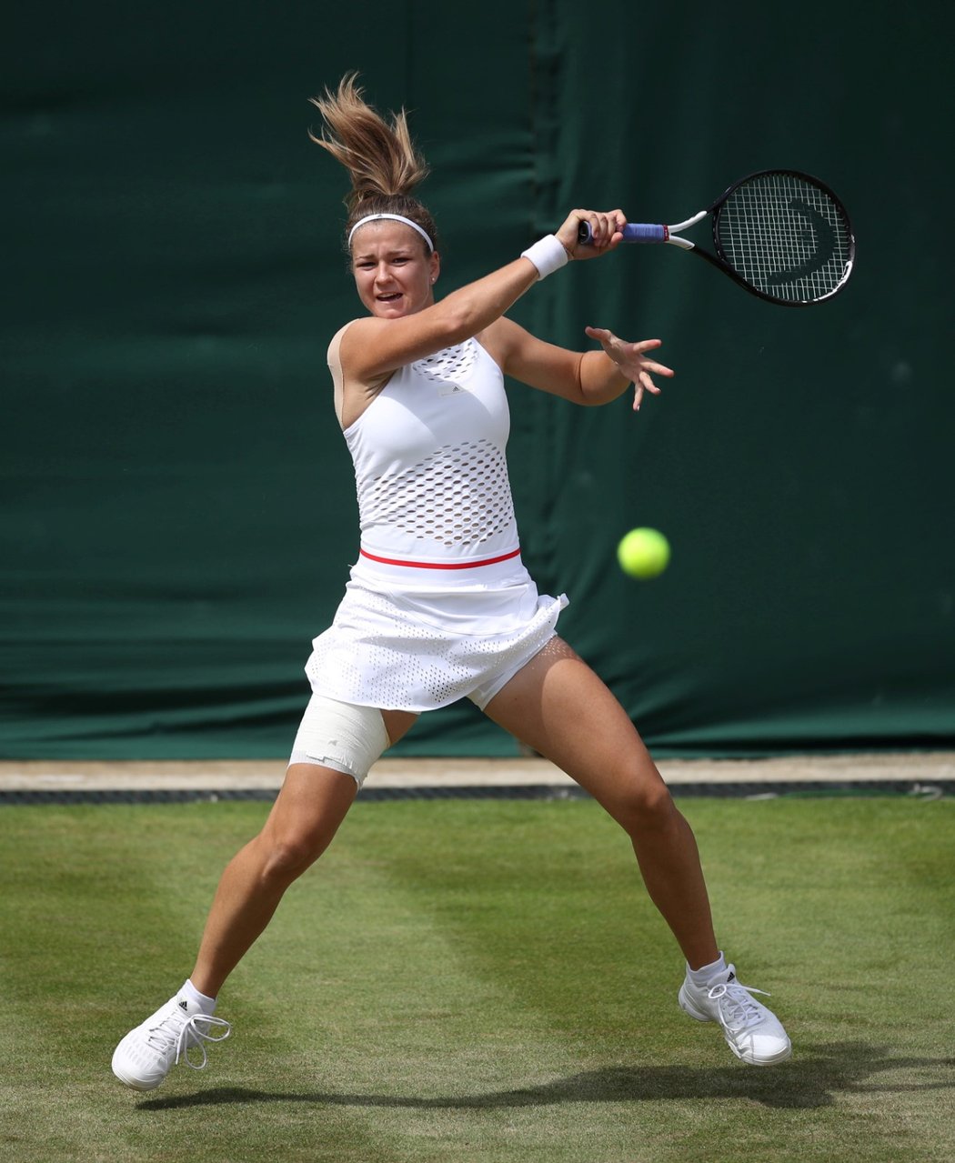 Česká tenistka Karolína Muchová ve třetím kole Wimbledonu