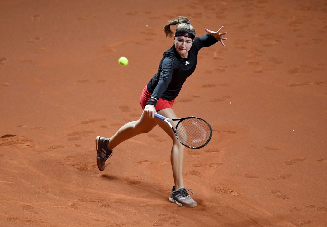 Karolína Muchová na turnaji ve Stuttgartu (ilustrační foto)