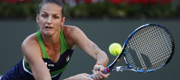 Karolína Plíšková postoupila na turnaji v Indian Wells do osmifinále.