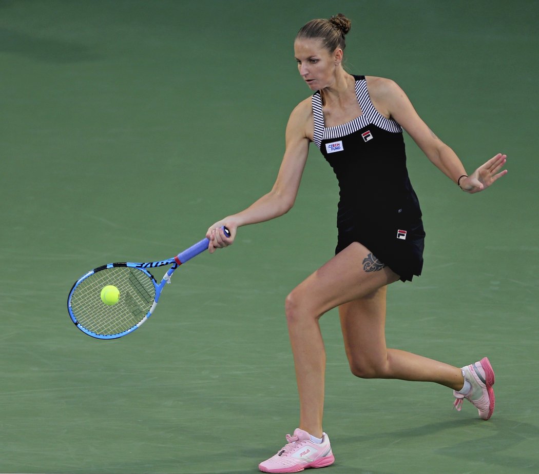 Karolína Plíšková v Dubaji udolala americkou tenistku Alison Riskeovou ve dvou úspěšných tiebreacích. 