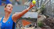 Karolína Plíšková si zahrála během French Open na kurtu Simonne Mathieuové, který je obklopen skleníky s flórou