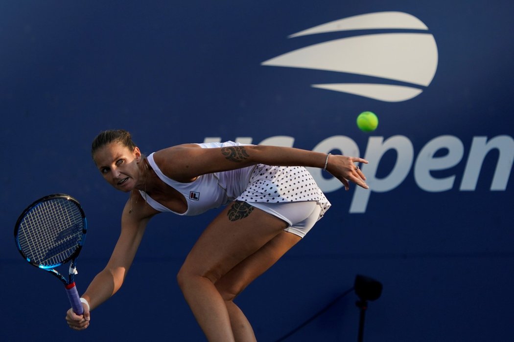 Karolína Plíšková během 3. kola US Open