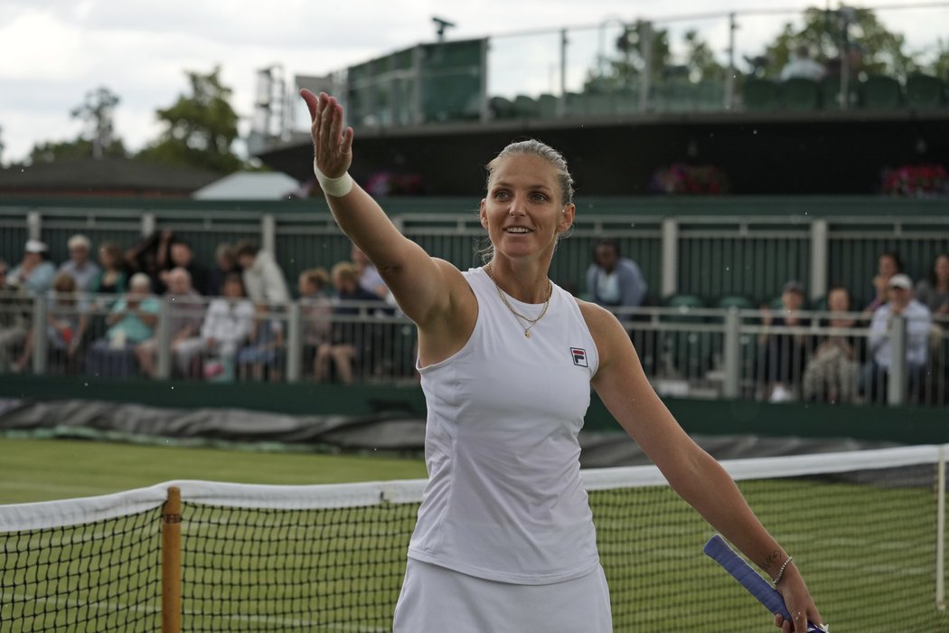 Karolína Plíšková je ve čtvrtfinále Wimbledonu