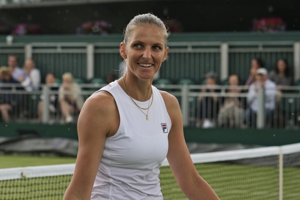 Karolína Plíšková je ve čtvrtfinále Wimbledonu