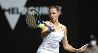 Australian Open: Postup Plíškové i Muchové, Macháč po boji končí