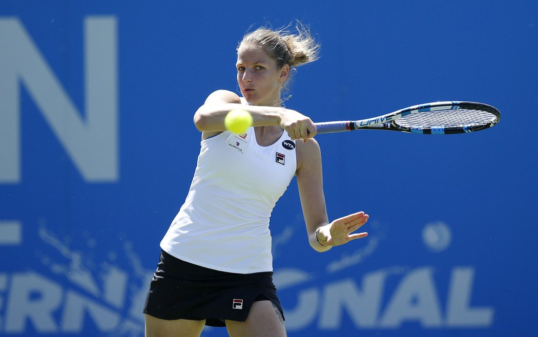 Karolína Plíšková je na trávě v Eastbourne v semifinále