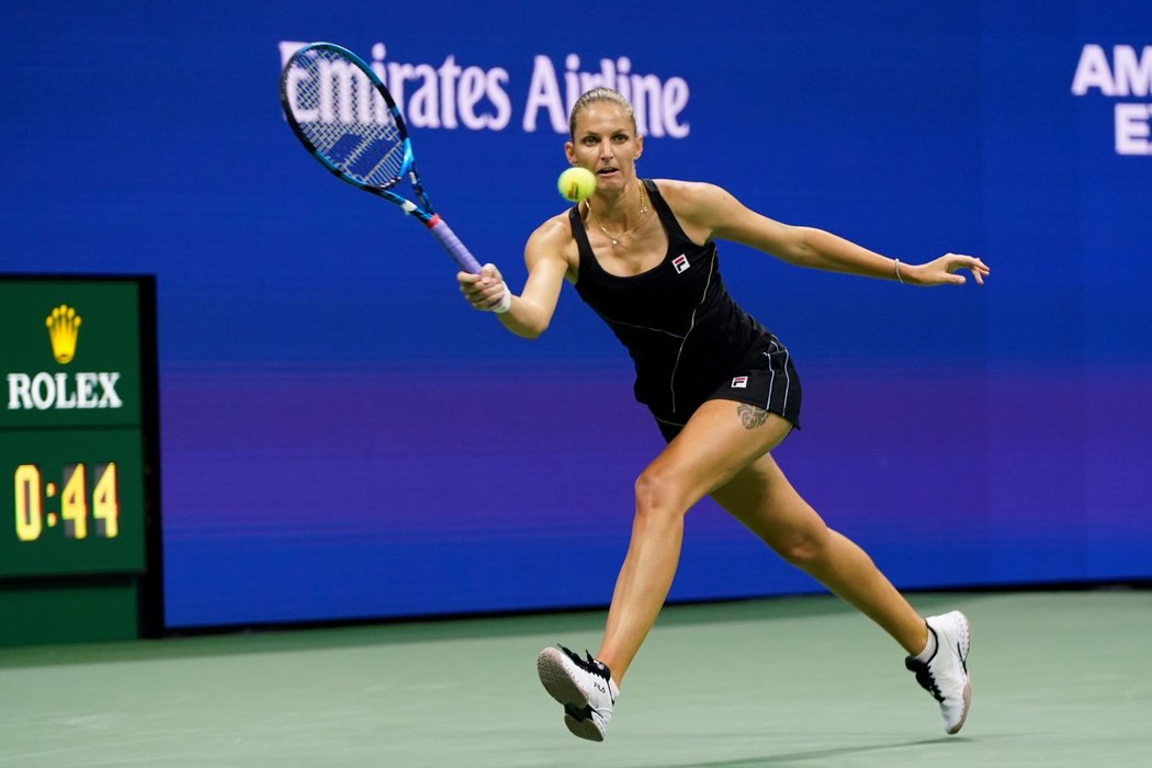 Servis české tenistky Karolíny Plíškové je jednou z nejničivějších zbraní na WTA Tour.