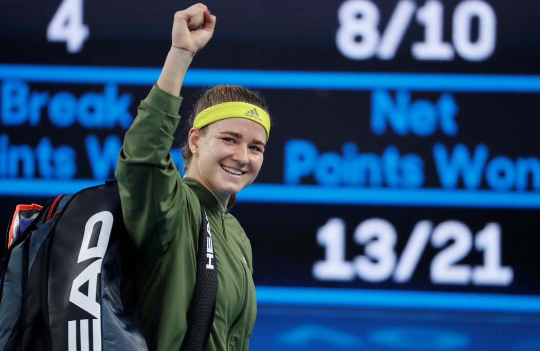 Karolína Muchová po postupu do čtvrtfinále Australian Open