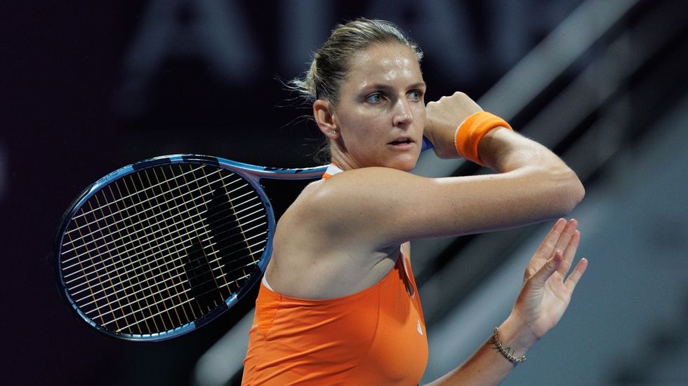 Česká tenistka Karolína Plíšková zazářila v Kataru