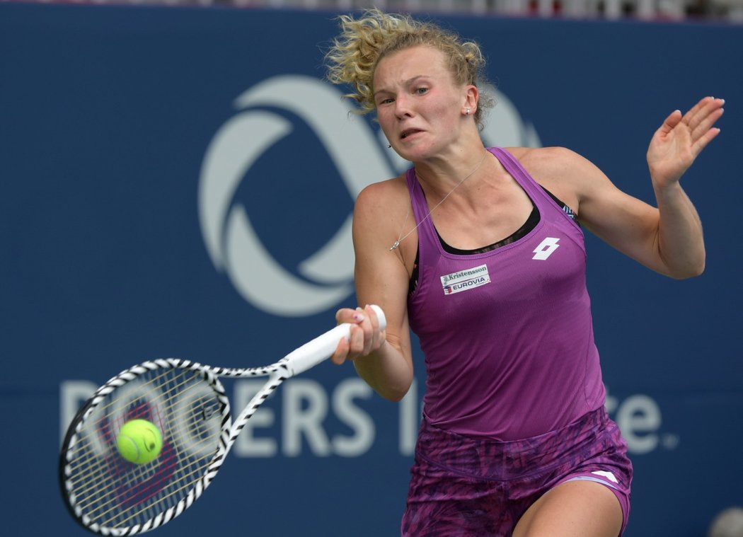 Kateřina Siniaková během Rogers Cupu v Torontu